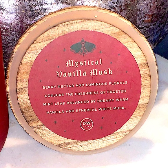 DW HOME CANDLE MYSTICAL VANILLA MUSK 2 WICK NEW SKELETON MINT - Picture 4 of 6